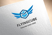 Flying Cube Logo