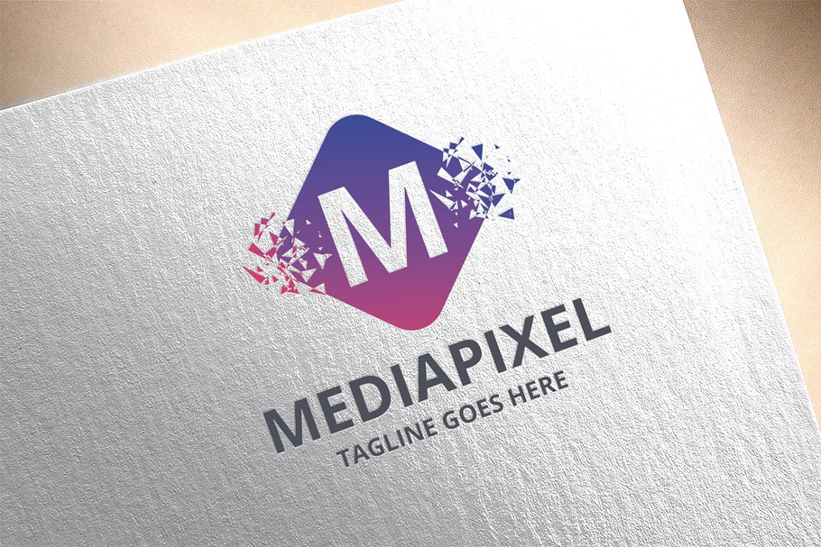 Letter M - Mediapixel Logo