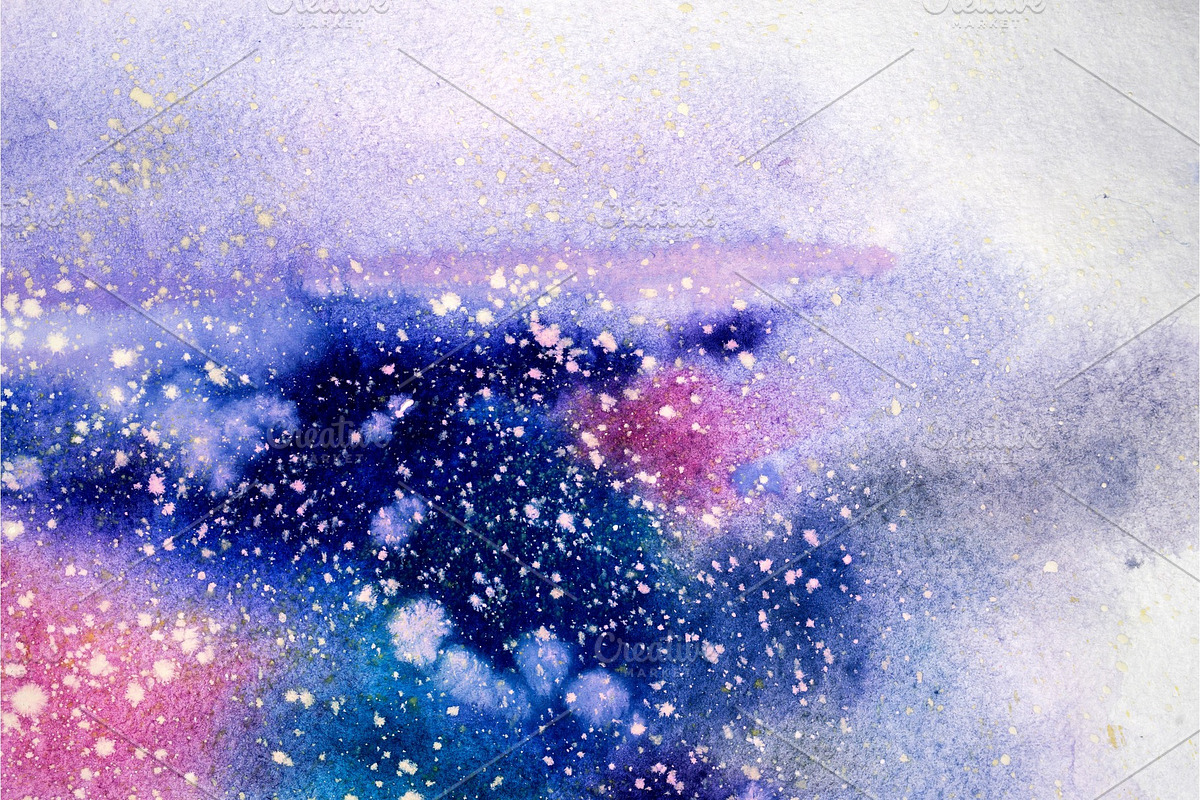 Abstract watercolor illustration in Illustrations - product preview 8