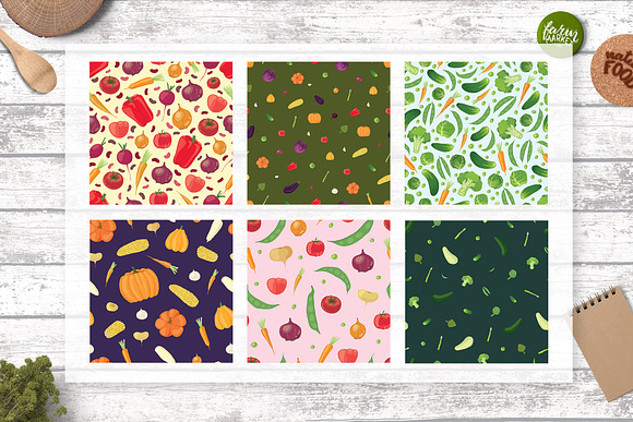 Hand drawn vector elements Veggies in Illustrations - product preview 3