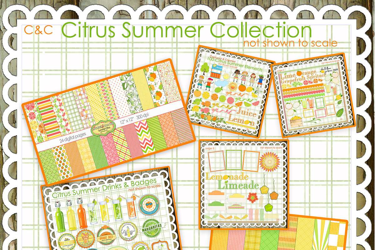 Mega Citrus Summer Collection in Objects - product preview 8