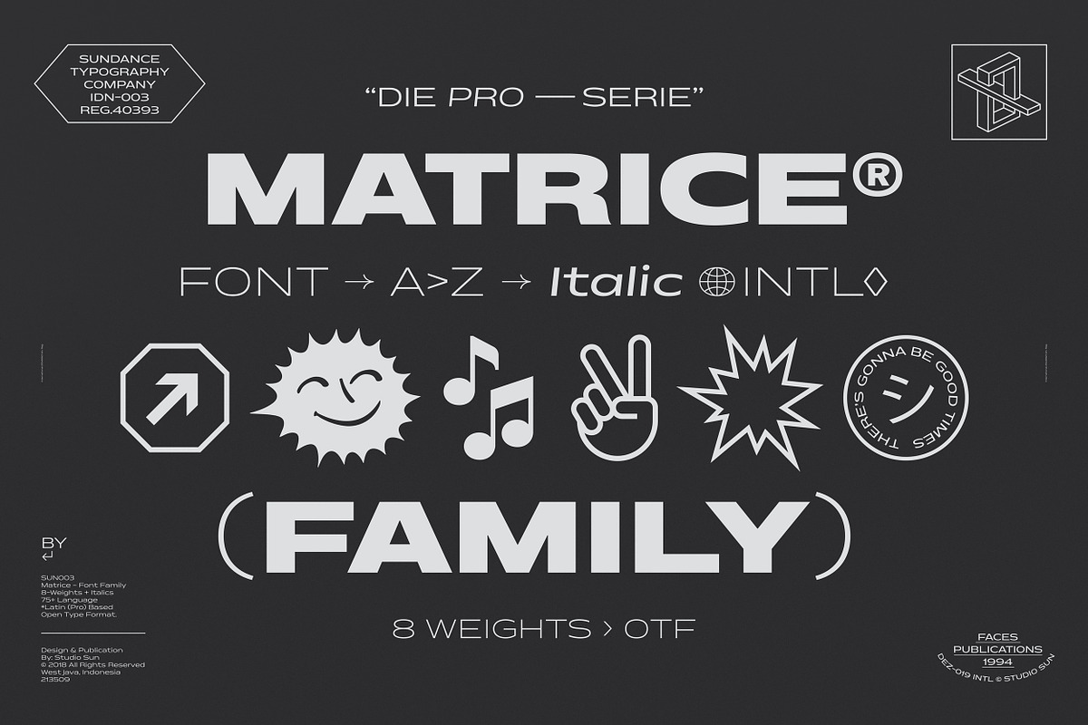 Matrice - Font Family in Italic Fonts - product preview 8