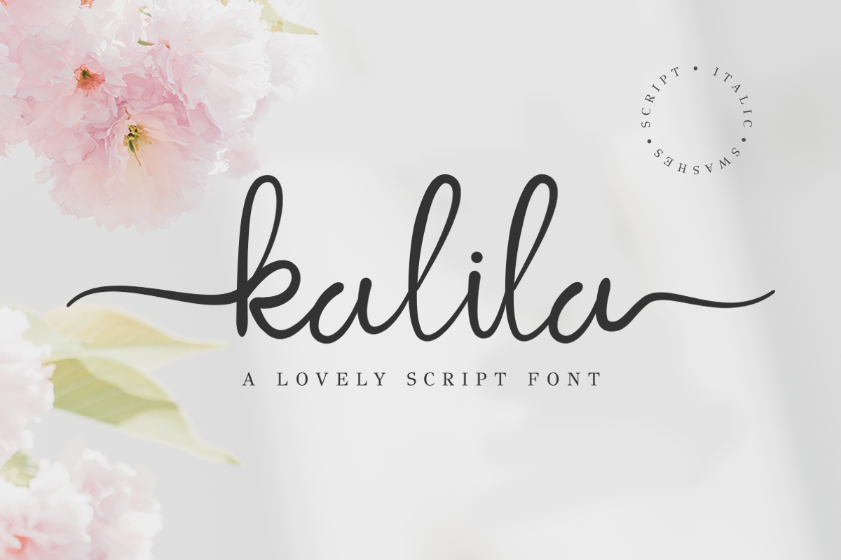 kalila script font in Italic Fonts - product preview 8