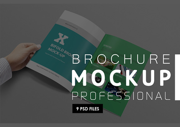 Brochure Mock-ups in Print Mockups - product preview 13