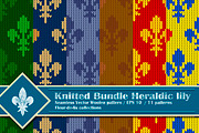 Knitted Bundle Heraldic Lily