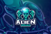 Alien green - Mascot & Esport Logo