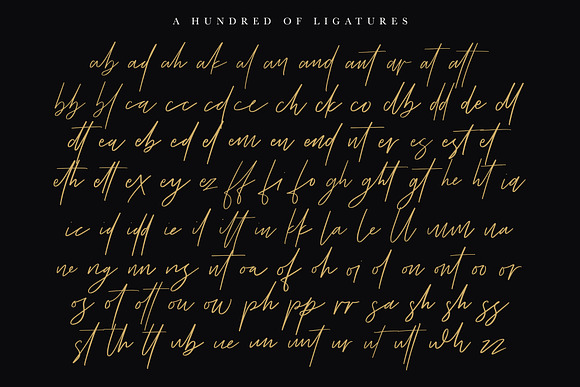 Scottsmith - Ligatures Font in Script Fonts - product preview 15