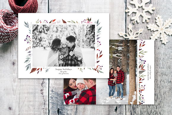 Holiday Christmas Card Big Bundle in Card Templates - product preview 2