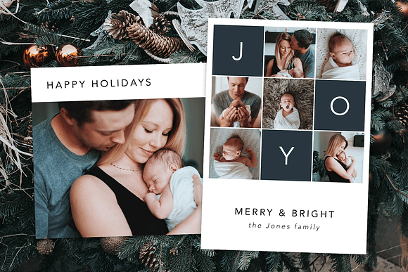 Holiday Christmas Card Big Bundle in Card Templates - product preview 3