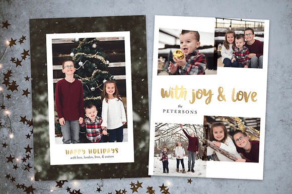 Holiday Christmas Card Big Bundle in Card Templates - product preview 5