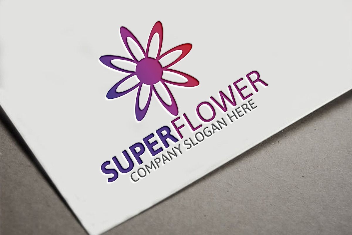 Super Flower in Logo Templates - product preview 8