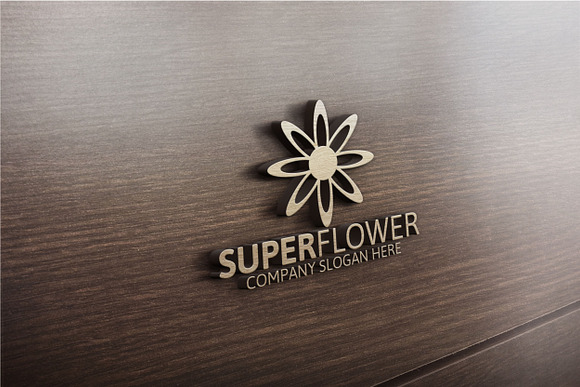 Super Flower in Logo Templates - product preview 1