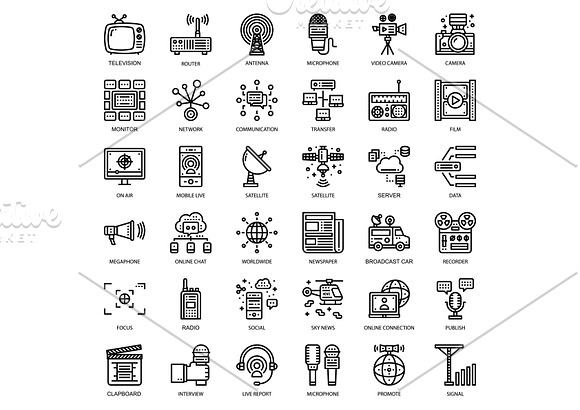 Broadcasting icons in Server Icons - product preview 2