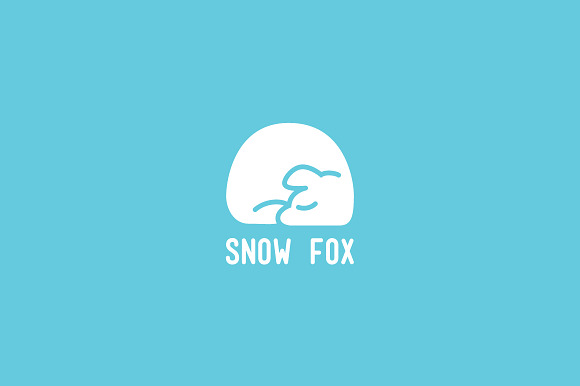 Snow Fox Logo Template in Logo Templates - product preview 2