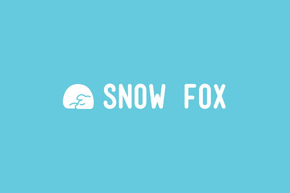 Snow Fox Logo Template in Logo Templates - product preview 3