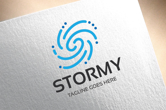 Stormy Logo in Logo Templates - product preview 3