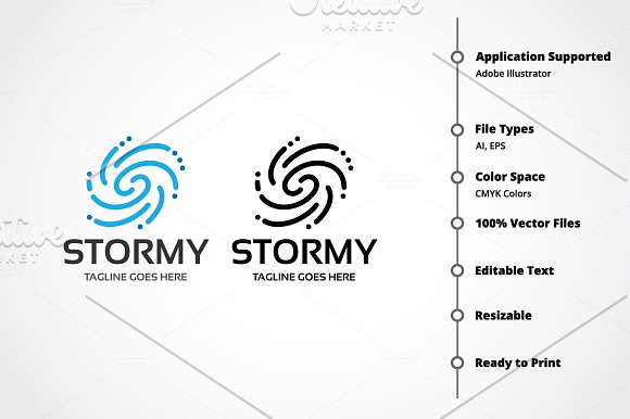 Stormy Logo in Logo Templates - product preview 6