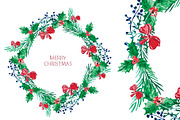Christmas and New Year Wreath(3)