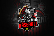 Baseball Knight - Mascot&Esport Logo