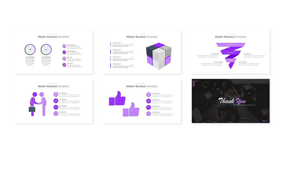 Master Business - Powerpoint Templat in PowerPoint Templates - product preview 8