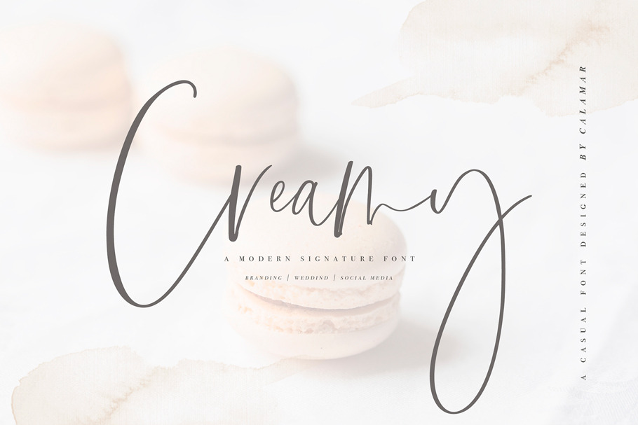 Creamy | Handwritten Font in Script Fonts - product preview 8