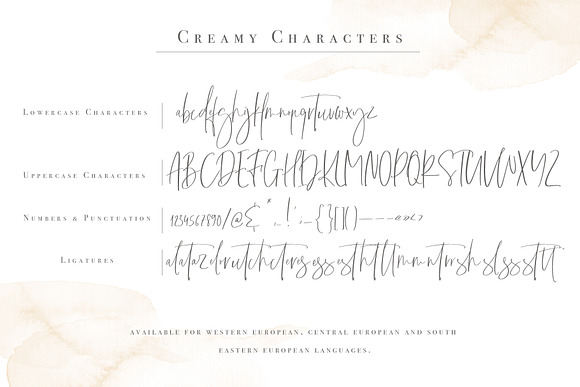 Creamy | Handwritten Font in Script Fonts - product preview 9