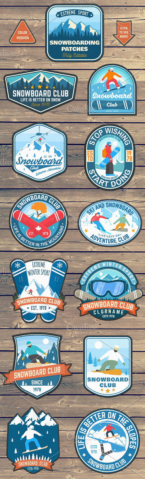 72 Badge Graphics Part.3 in Logo Templates - product preview 2