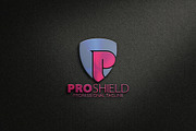 Shield Pro P Letter Logo