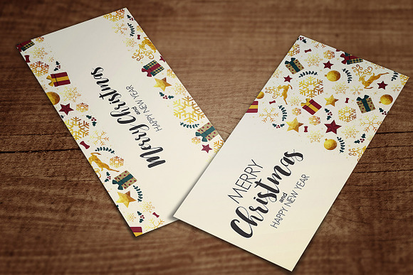 Christmas colorful greeting cards in Illustrations - product preview 3