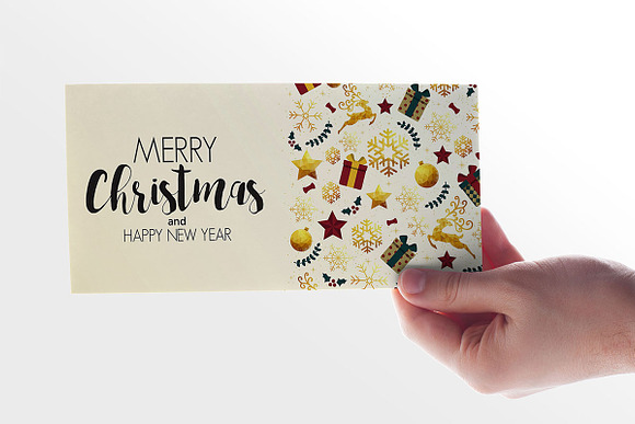Christmas colorful greeting cards in Illustrations - product preview 4