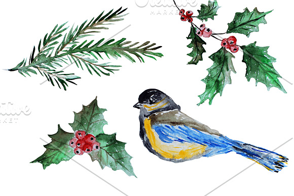 Christmas and New Year Decoration in Illustrations - product preview 1