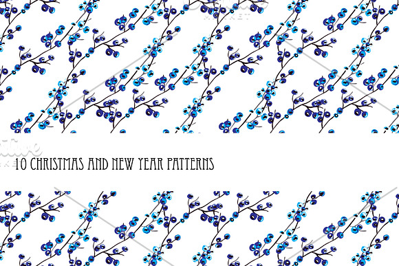 10 Christmas and New Year Patterns in Patterns - product preview 1