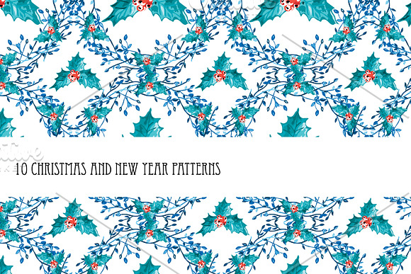 10 Christmas and New Year Patterns in Patterns - product preview 9