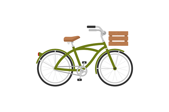 15 Flat Bike Icons in Beach Icons - product preview 4