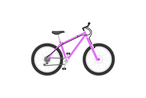 15 Flat Bike Icons in Beach Icons - product preview 6