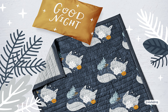 Good night Sleeping Forest Animals in Illustrations - product preview 6