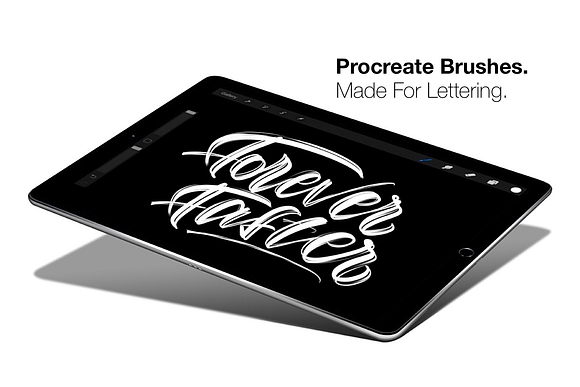 Procreate Lettering Brush Pack 2.0! in Photoshop Brushes - product preview 1