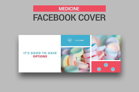 Medicine Facebook Covers in Facebook Templates - product preview 2