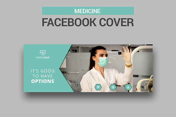 Medicine Facebook Covers in Facebook Templates - product preview 6