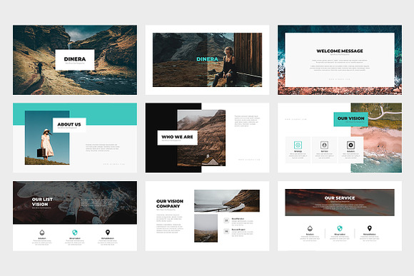 Dinera : Minimal Nature Keynote in Keynote Templates - product preview 1