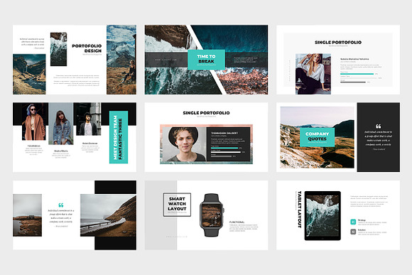 Dinera : Minimal Nature Keynote in Keynote Templates - product preview 4