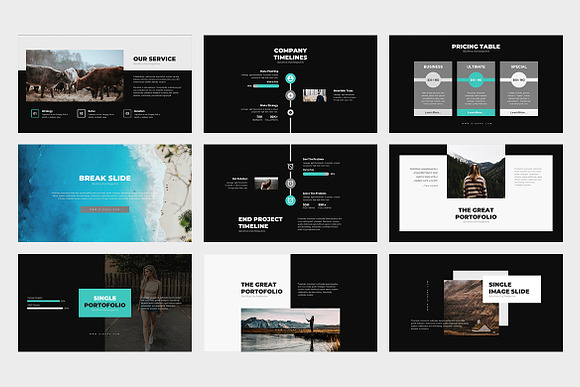 Dinera : Minimal Nature Keynote in Keynote Templates - product preview 8