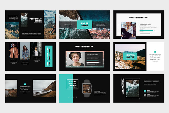 Dinera : Minimal Nature Keynote in Keynote Templates - product preview 10