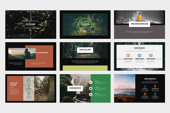 Elysian : Nature Google Slides in Google Slides Templates - product preview 1