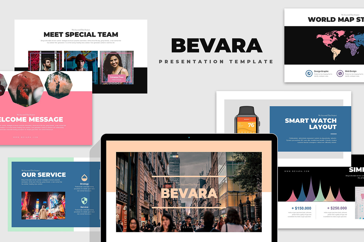 Bevara : Street Photo Google Slides in Google Slides Templates - product preview 8