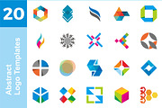 20 Logo Abstract Templates Bundle