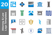20 Logo Attorney & Law Bundle
