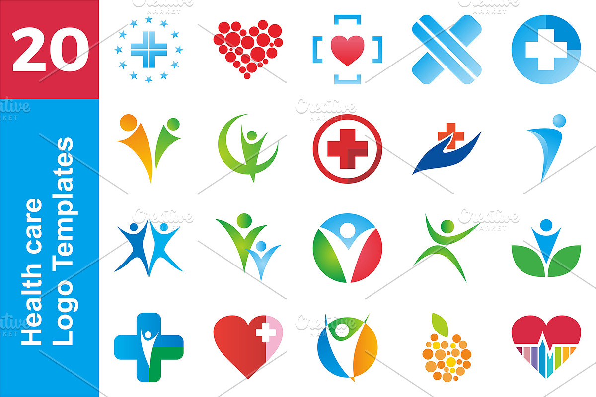 20 Logo Health Care Templates Bundle in Logo Templates - product preview 8