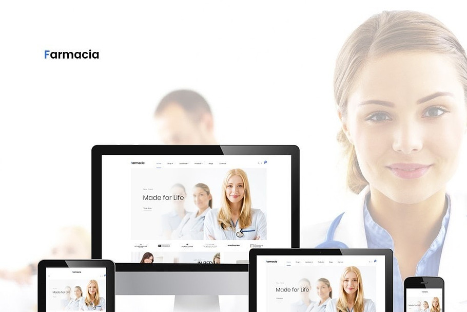 LEO FARMACIA - HEALTHCARE AND MEDICA in Bootstrap Themes - product preview 8