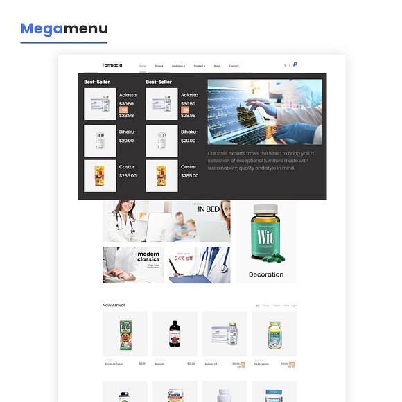 LEO FARMACIA - HEALTHCARE AND MEDICA in Bootstrap Themes - product preview 7